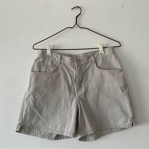 Vintage Riders by Lee Light Grey Beige Denim Shorts Women’s Medium